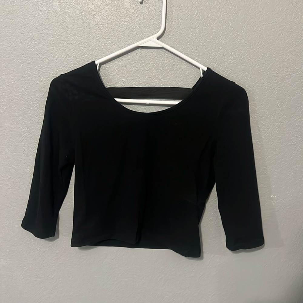Black Crop Top